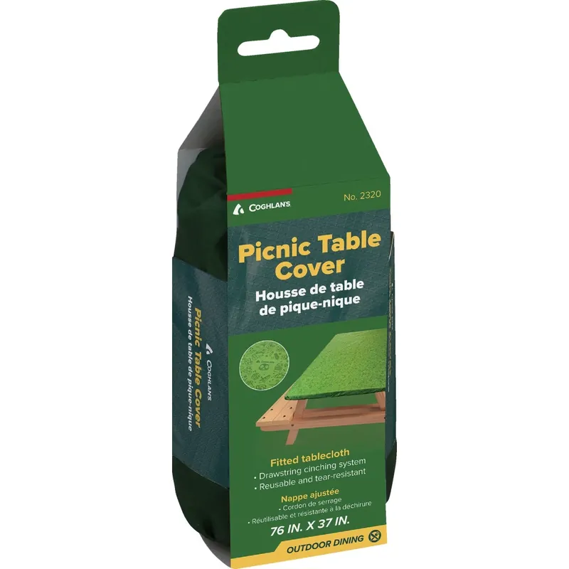 Picnic Table Cover, 76 X 37 In.