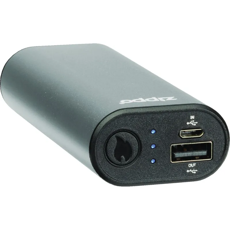 Heatbank 6-hour Rechargeable Hand Warmer, Silver