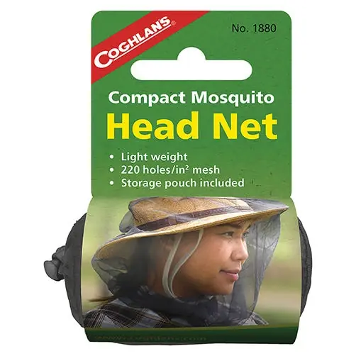 Compact Mosquito/bug-proof Head Net With Stuff Sack, Model 1880