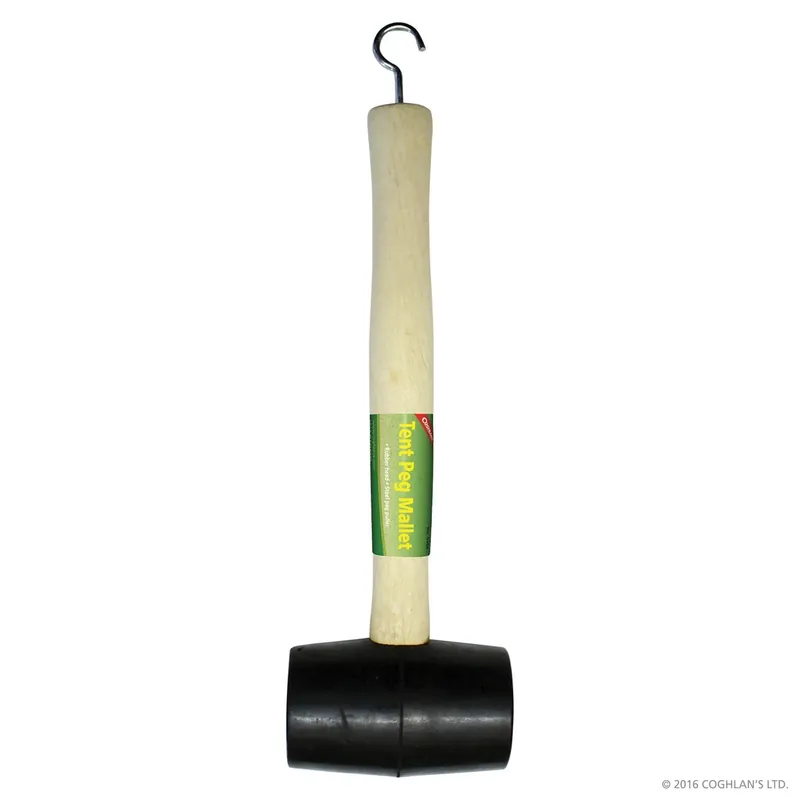 Coghlan‘s Black Rubber Tent Peg Mallet 13 In. H X 3.75 In. W 1 Pc