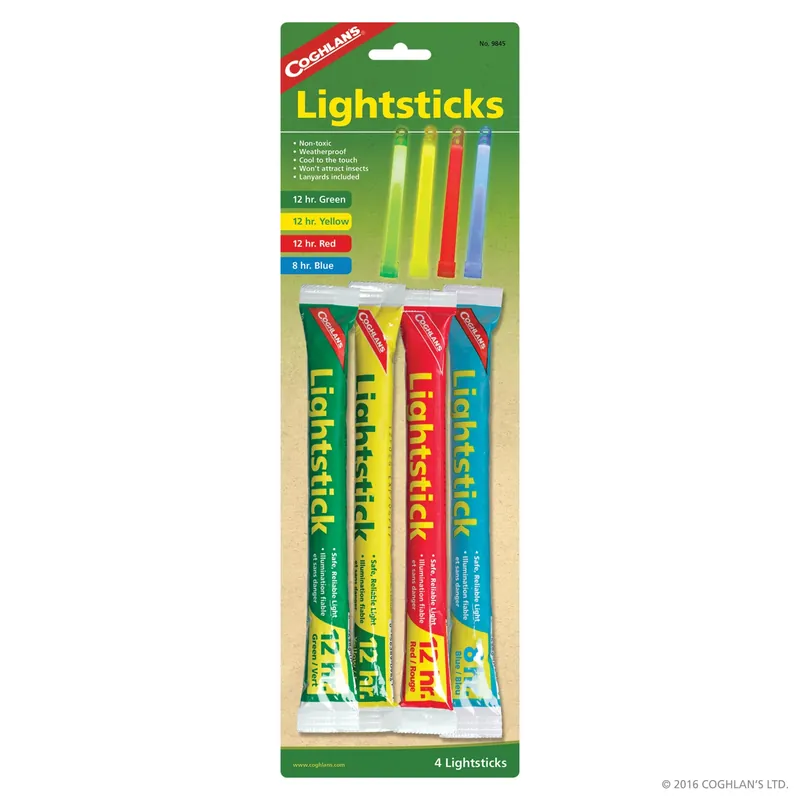 Coghlan‘s 9845 Light Sticks - 4-pack