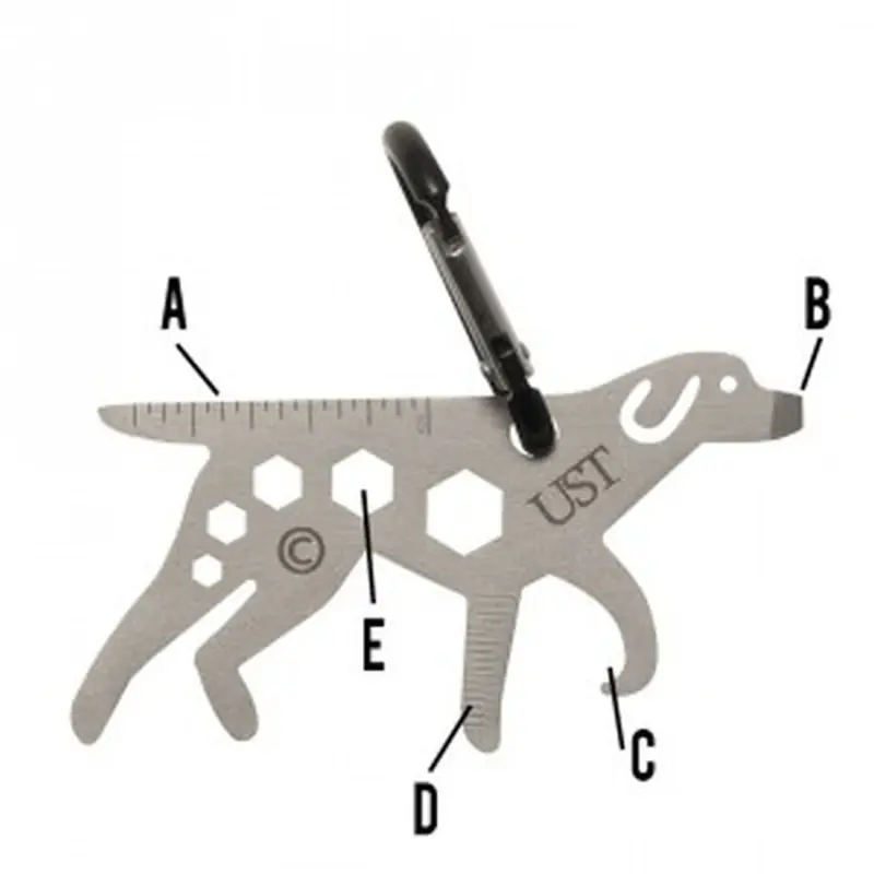 Tool-a-long Carabineer, Gray Dog