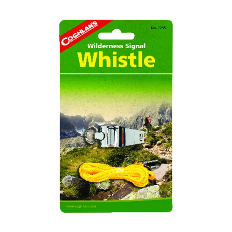 Wilderness Signal Silver Whistle 6.750 In. H X 4.000 In. W X 0.875 In. L 1 Pk