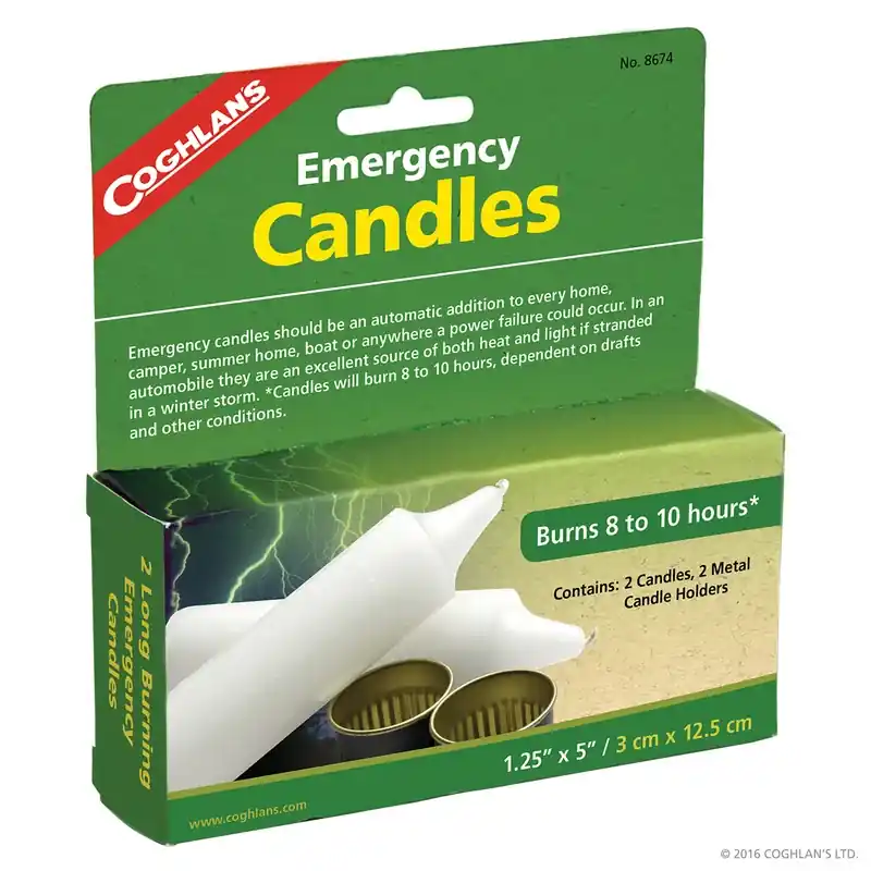 White No Scent Scent Emergency Candle