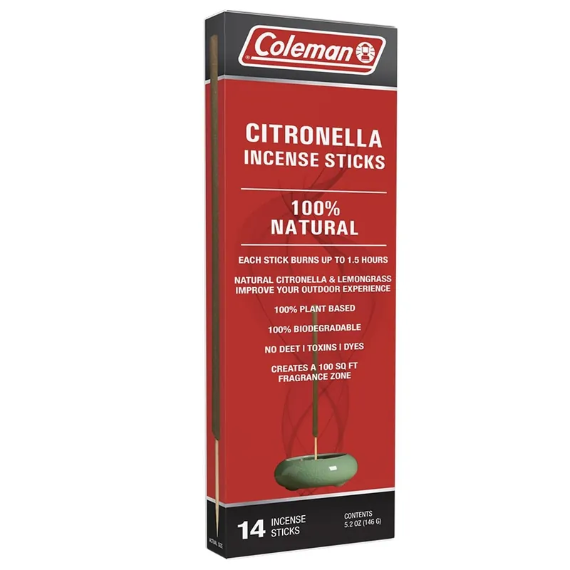 12 Citronella Sticks For Outdoor Insect Repellent - Natural Mosquito Control