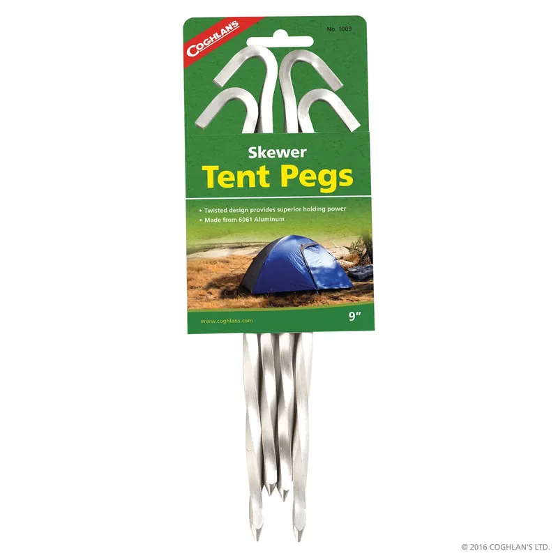 1009 4 Count 9 In. Tent Pegs