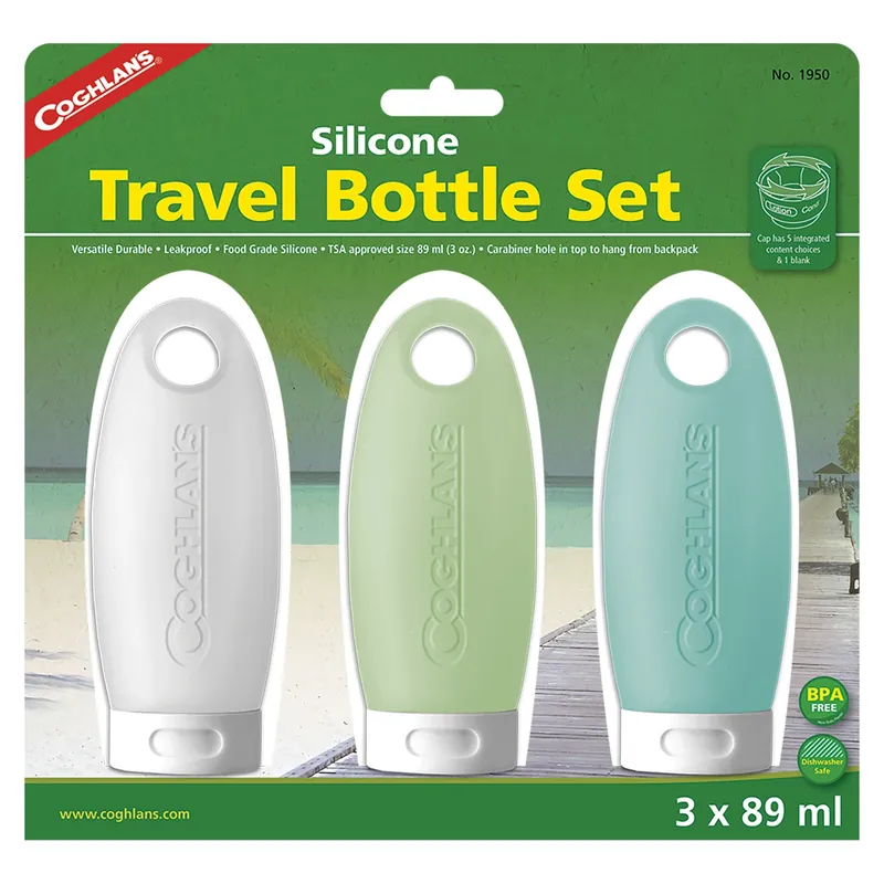 1950 Silicone Travel Bottles, Pack Of 3