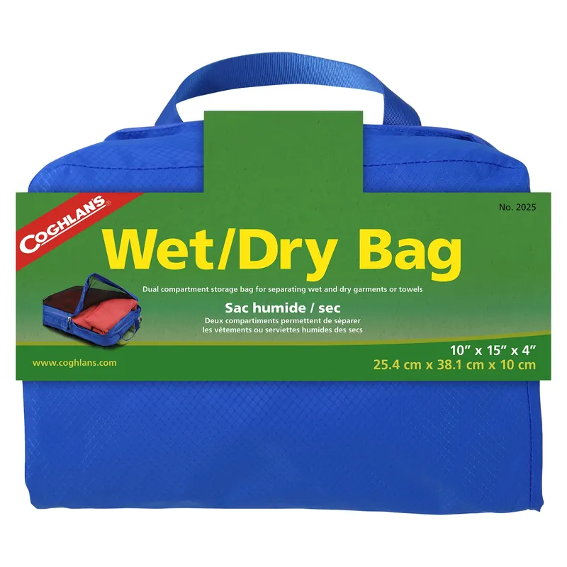 Blue Wet Dry Bag 10 In. H X 4 In. W X 15 In. L 1 Pk