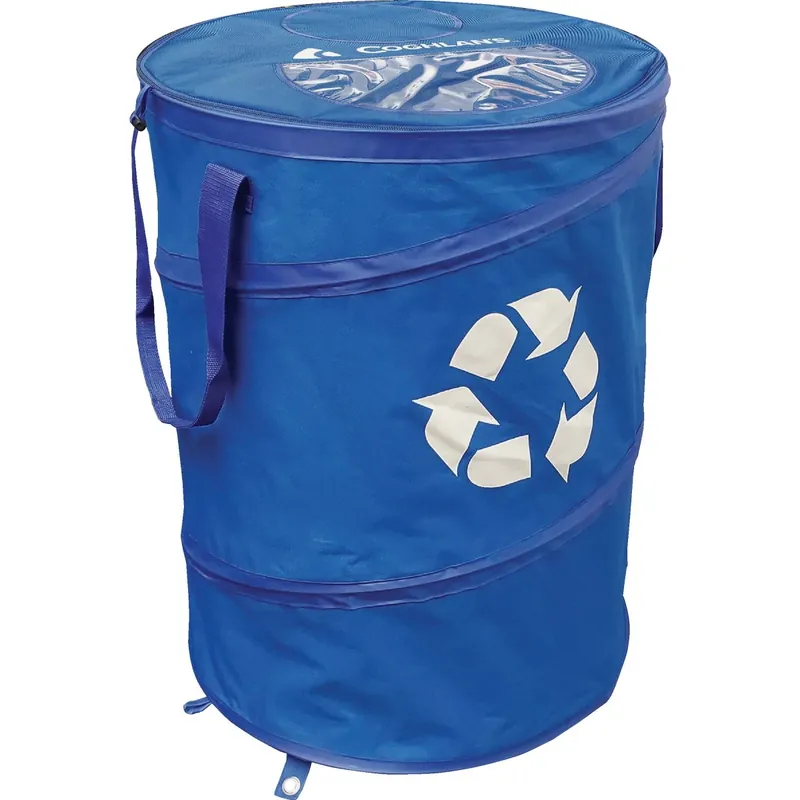 29.5 Gallon Deluxe Pop-up Recycle Bin - Durable, Portable, And Easy To Use