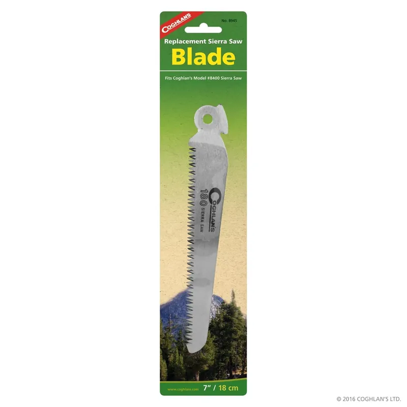 Coghlan‘s Sierra Saw Replacement Blade 7 In. H X 1.3 In. W Steel