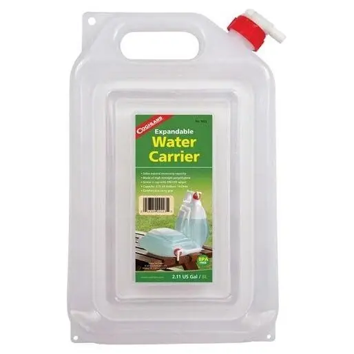 9223 2 Gallon Expandable Water Carrier For Camping And Outdoor Use