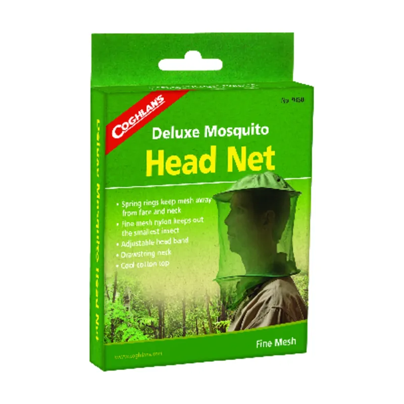 Yellow Mosquito Head Net 9 In. H X 4.5 In. W X 1.125 In. L 1 Pk