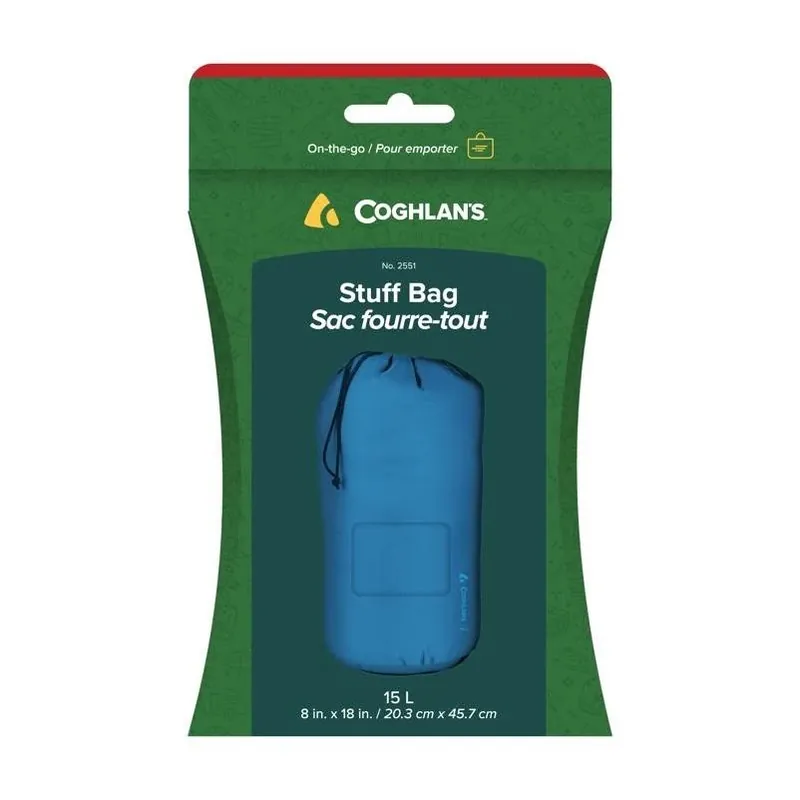 3.96‑gal Blue Nylon Stuff Bag – Compact Storage Solution