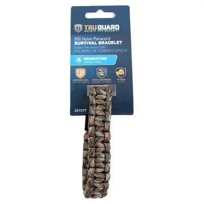 Paracord 550 Nylon Bracelet, Camouflage
