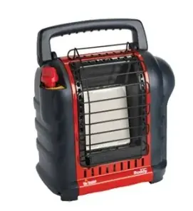 F232035 Mh12b Portable Propane Heater, 6,000-12,000 Btu, Ideal For Outdoor Use