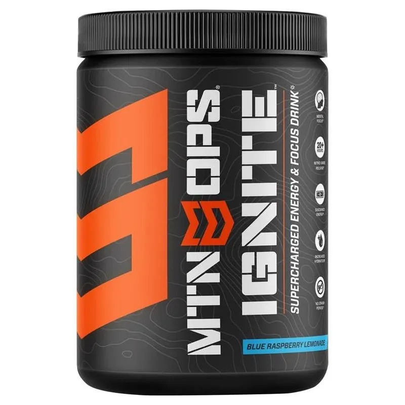 Ignite Blue Raspberry Lemonade Energy Powder – 20.6 oz Bottle