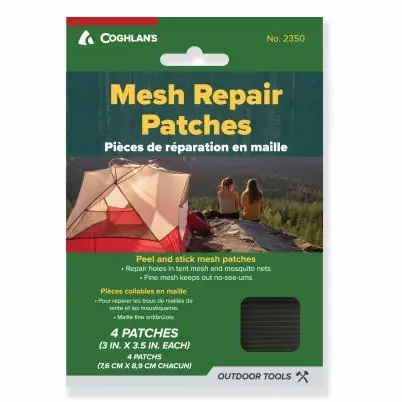 Mesh Tent & Netting Repair Patches, 4-pk.