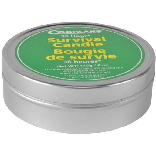 36 Oz. 3-wick Emergency Survival Candle - 36 Hour Burn Time