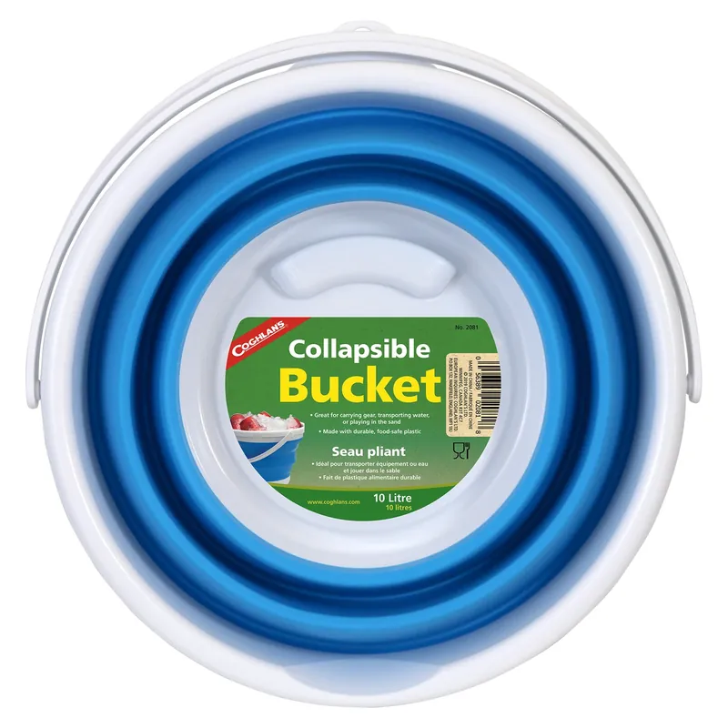 2.6 Gallon Blue & White Collapsible Bucket - Model 2081