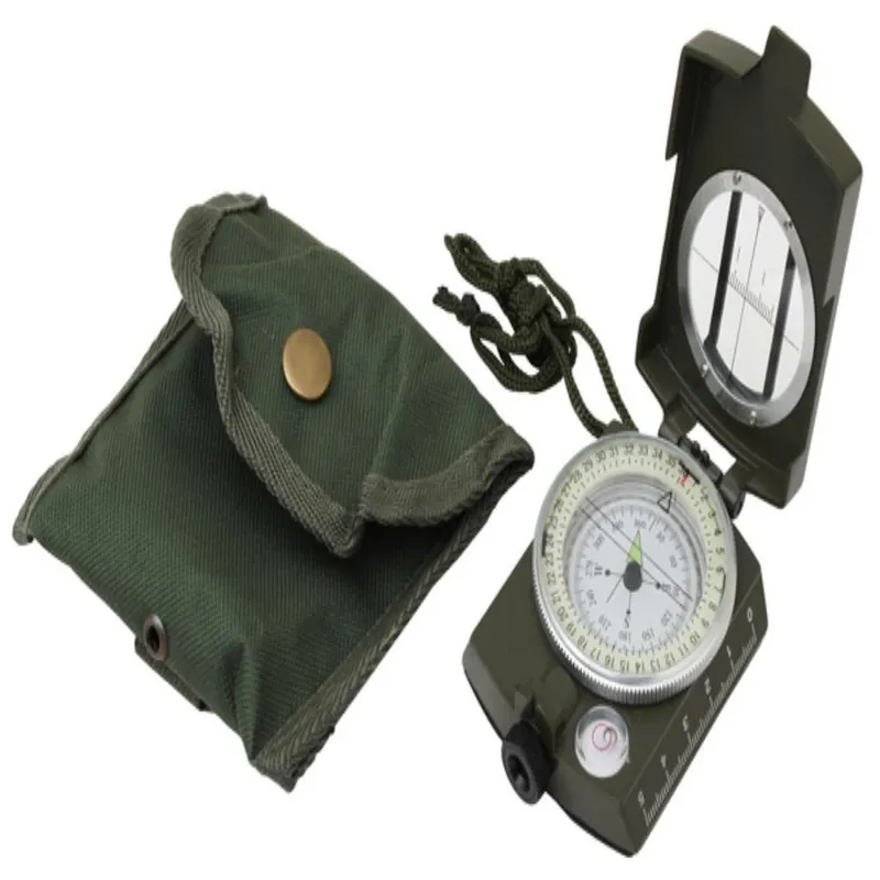 Cc4580 Military Prismatic Sighting Compass With Pouch - Durable & Accurate