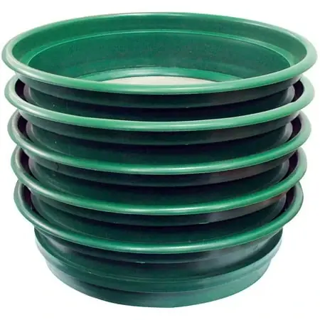 5 Piece Stackable Sifting Pan Set, 13-1/4 Inch, Fits 5 Gallon Bucket
