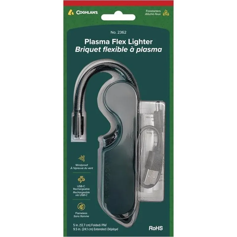 9.5‑inch Green Outdoor Plastic Lighter – Compact Weather‑resistant Flame