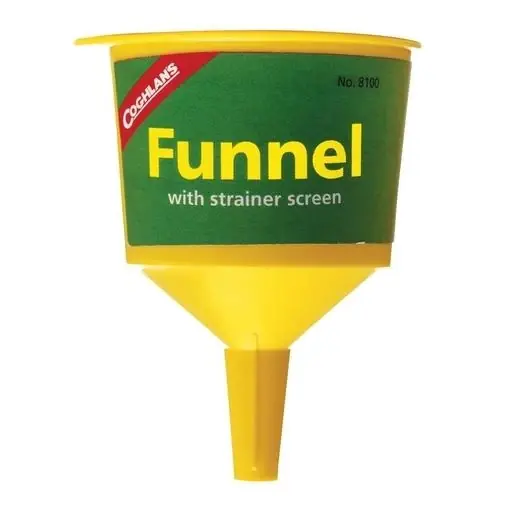 8100 Stove And Lantern Funnel With Strainer Screen, 2-1/4" Diameter