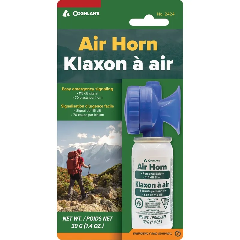 1.4 Oz. Air Signal Horn - Emergency Signaling & Animal Deterrent