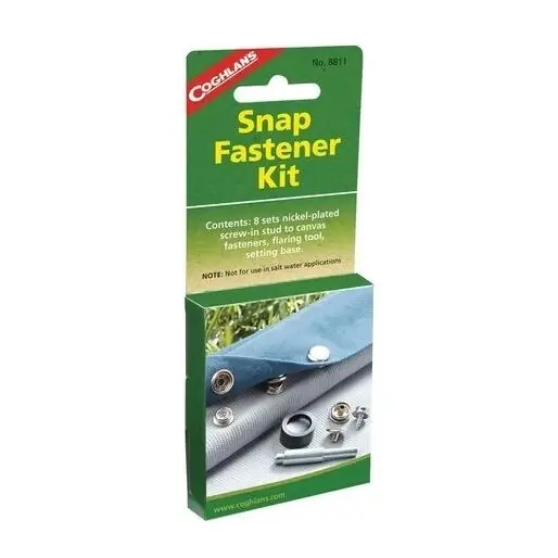 Coghlan&‘s 8811 Snap Fastener Kit With Nickle-plated - 8 Pack