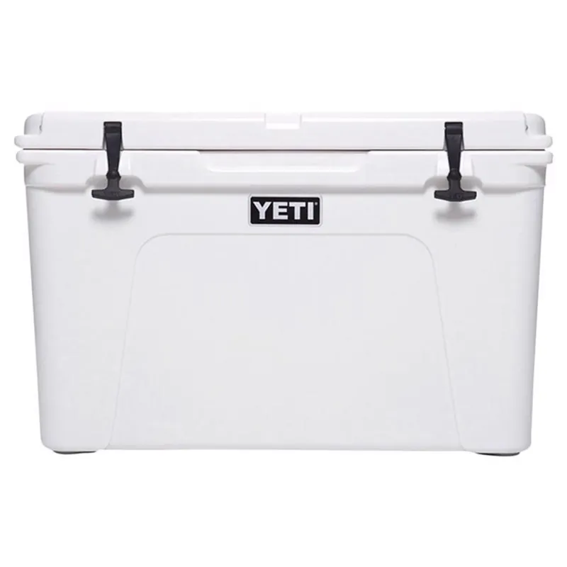 Tundra 75 White Hard Cooler - 50 Can Capacity, Rugged Design