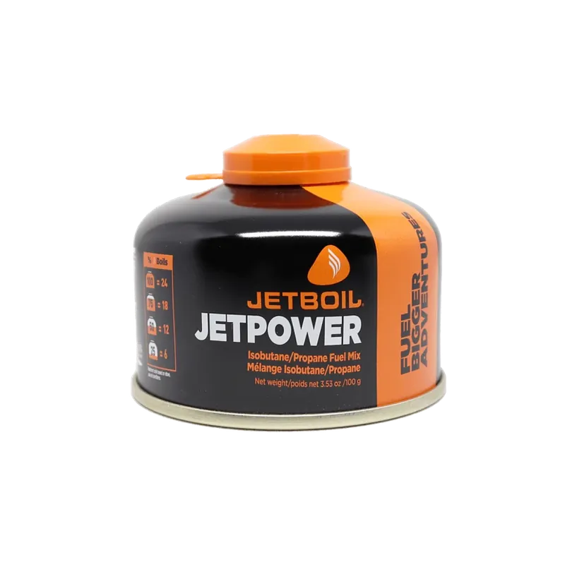 Jetpower 100 Gram Camping Fuel Canister For Outdoor Cooking