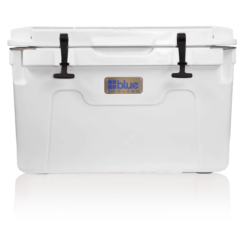 55 Quart Ice Vault Cooler - Durable White Design For Outdoor Adventures