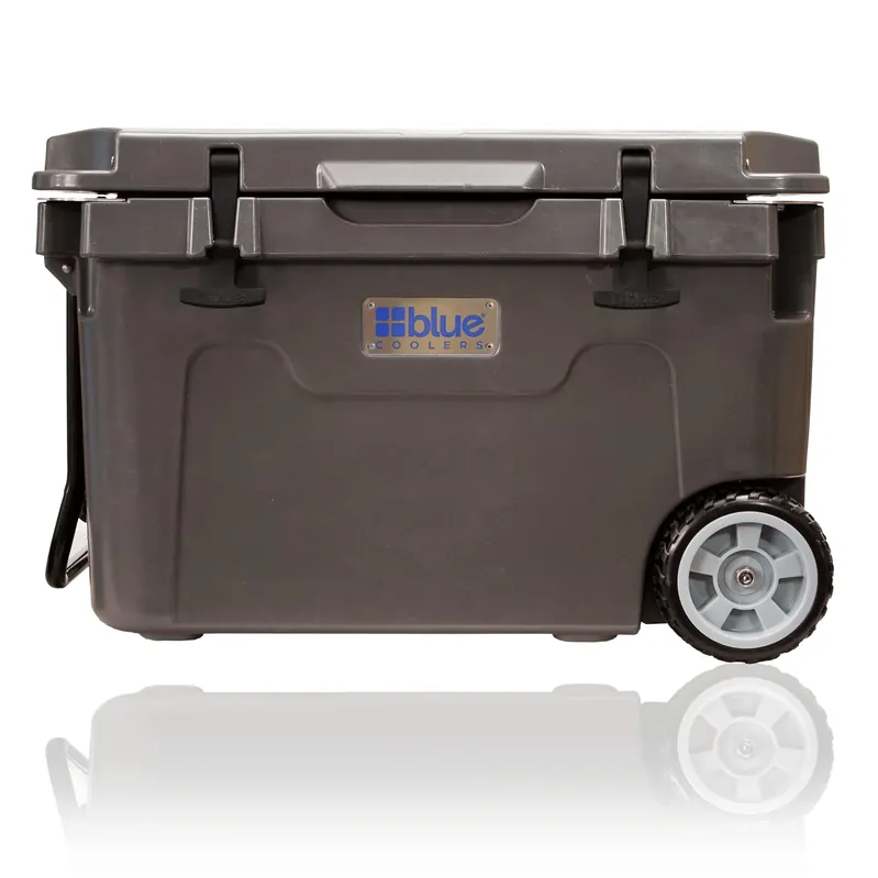 55 Qt Ice Vault W/wheels Gray