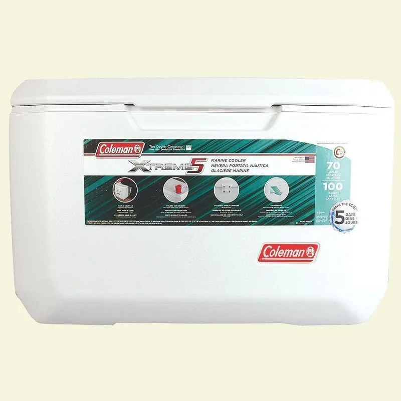 70 Qt. Coastal Extreme Marine Cooler - Heavy Duty, White, Model 3000001845