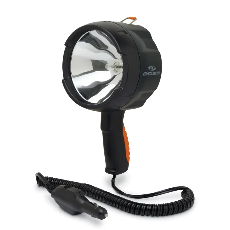 Cyclops 1400 Lumen 100-watt 12v Direct Halogen Spotlight - Durable Black Design