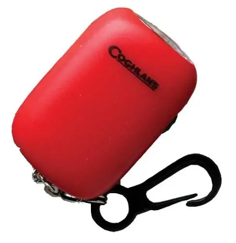 Dynamo Flashlight With Key Ring Clip - Assorted Colors Available