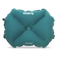 Xl Inflatable Camping Pillow, 17 In L, 12 In W, Teal, Model 12pltl01d