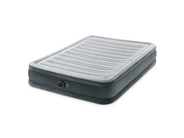 Comfort Deluxe Dura-beam Plush Air Mattress Bed With Built-in Pump, Full Size