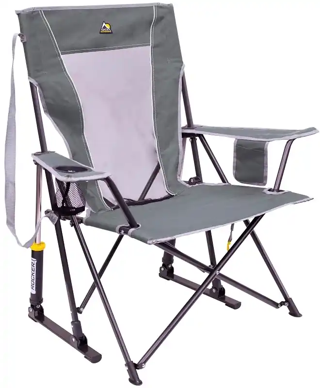 Comfort Pro Folding Rocker, Gray