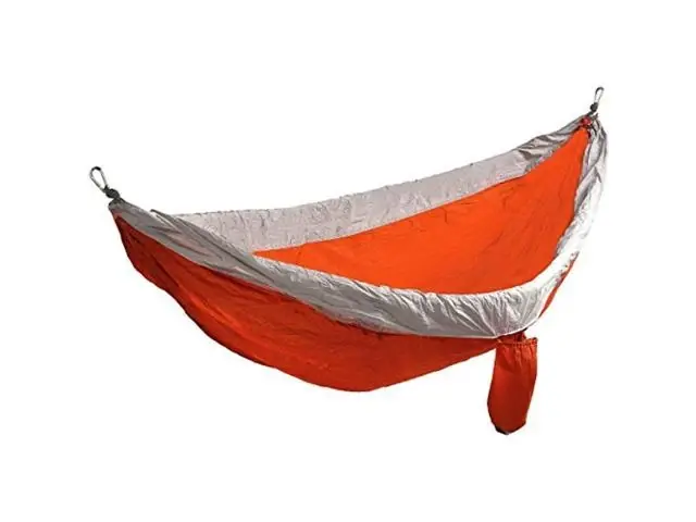 Amghmk02 Hammock, Durable Orange Outdoor Camping Hammock