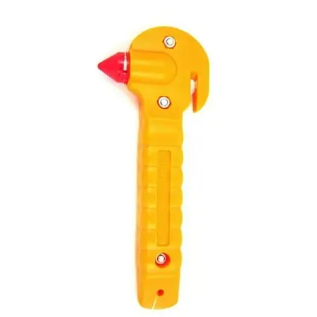 2 In 1 Emergency Auto Safety Window Punch And Seat Belt Cutter