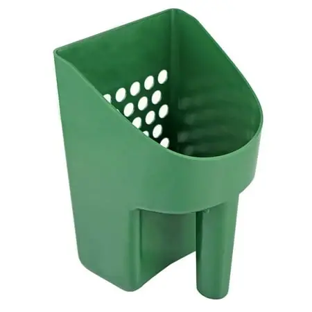 8.5 Inch Heavy Duty Green Sifting Scoop For Gold Panning And Metal Detecting