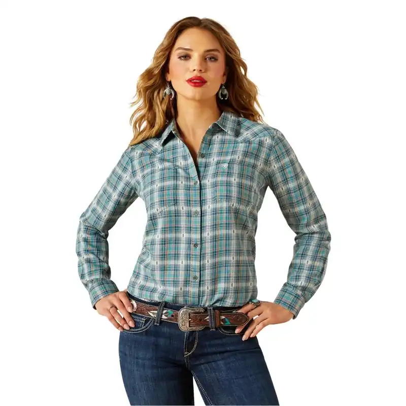 Wms Real Billie Jean Shirt Aqua