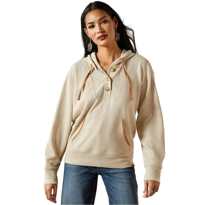 Wms Ottoman Hoodie Oatmeal