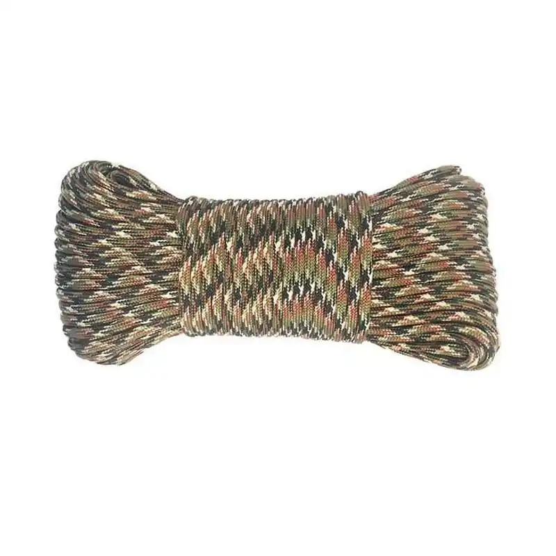 5/32 In. D X 100 Ft. L Camouflage Diamond Braided Paracord Rope