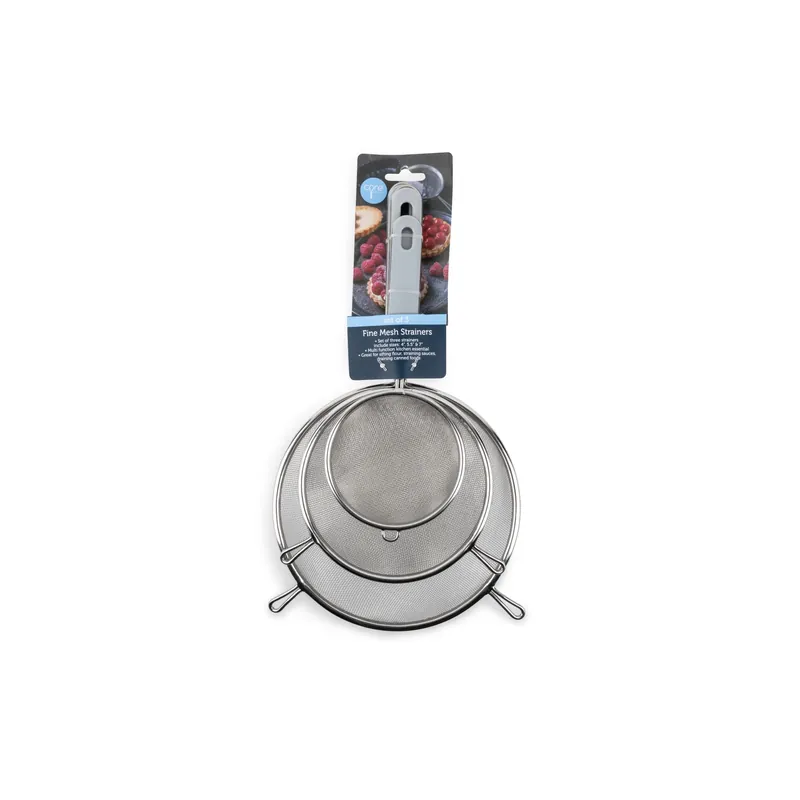 Gray Abs/stainless Steel Strainer - 3.15 In. Width, 6.70 In. Length