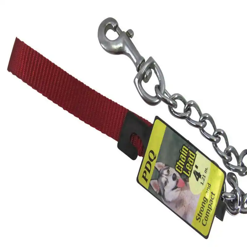 Silver Chain Lead Steel Dog Leash 48" Small/medium Model 12602