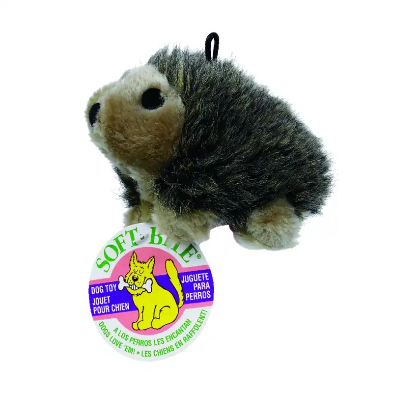 For Dog Multicolored Plush Hedgehog Dog Toy Medium 1 Pk