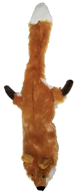 Skinneeez For Dog Brown Plush Fox Dog Toy Large 1 Pk