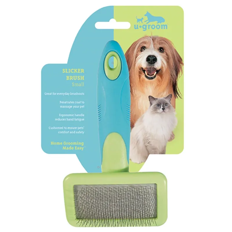 Blue Cat/dog Slicker Brush 1 Pk